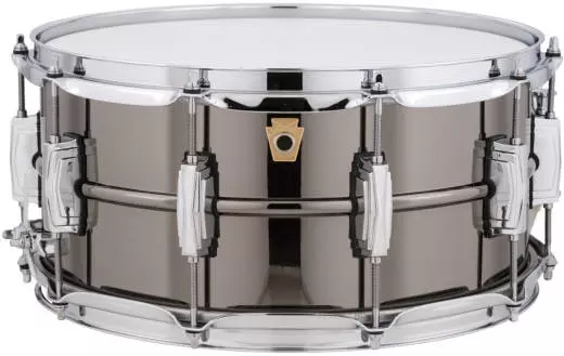 Ludwig Drums - Black Beauty Brass Snare Drum, 10 Lugs - 6.5x14