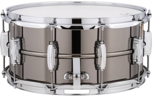 Black Beauty Brass Snare Drum, 10 Lugs - 6.5x14\'\'