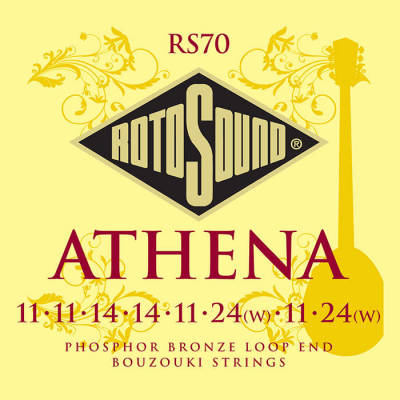 RS70 Athena Phosphor Bronze Loop-End Bouzouki Strings