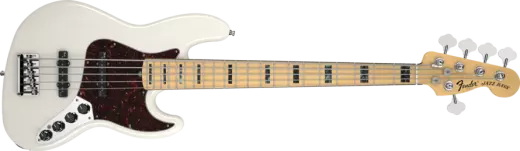 American Deluxe Jazz V Bass - White Blonde