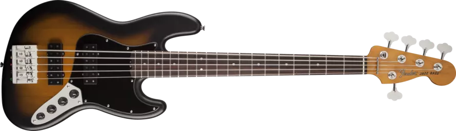 Modern Player Jazz V Satin Bass - Rosewood Fretboard - 2 Colour Sunburst