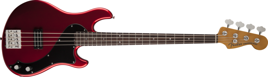 Modern Player Dimension Bass - Rosewood Fretboard - Candy Apple Red