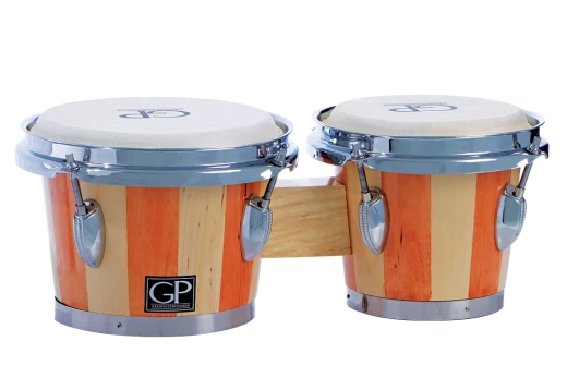 Granite Percussion - 6 & 7 Bongo Set - Natural Finish