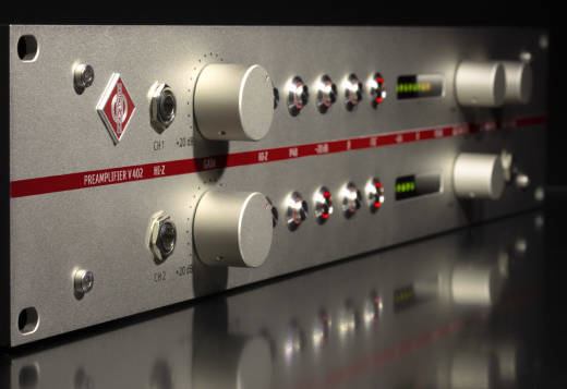 V 402 Microphone Preamp with DI Inputs and Studio Grade Headphone Amplifier