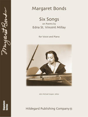 Hildegard Publishing Company - Six Songs on Poems by Edna St. Vincent Millay - Bonds - Voice/Piano - Book