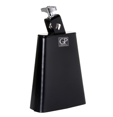 Granite Percussion - 7-inch All Metal Cowbell - Black