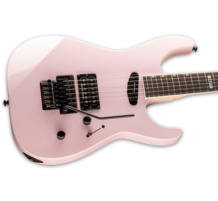 ESP 6 String LTD Mirage Deluxe´87 Electric Guitar， Pearl Pink