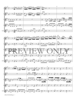 Aria for Winds, HWV 410 - Handel/Marlatt - Clarinet Quintet - Gr. Difficult