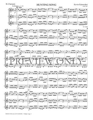 Trios for All Occasions, Volume 4 - Kaisershot - Clarinet Trio - Gr. Medium