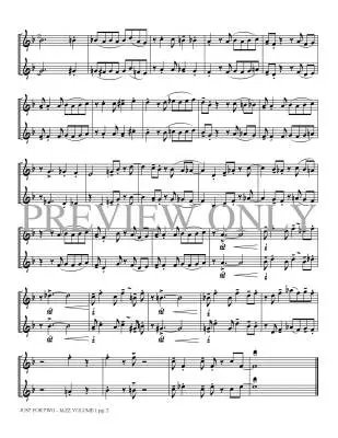 Just for 2 Jazz, Volume 1 - Gassi - Clarinet Duet - Gr. Medium