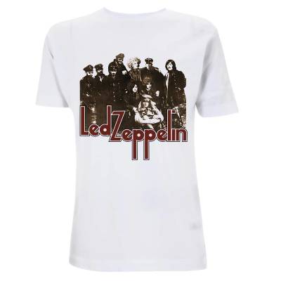 Promuco - T-Shirt photo Led Zeppelin II, blanc - grand
