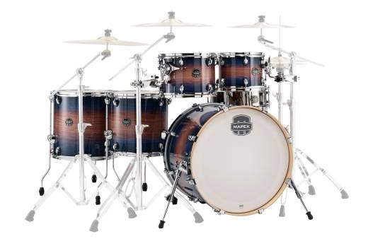 Mapex - Limited Edition Armory 6-Piece Shell Pack (22,10,12,14,16,SD) - Caribbean Burst