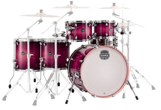 Mapex - Limited Edition Armory 6-Piece Shell Pack (22,10,12,14,16,SD) - Tanzanite Burst