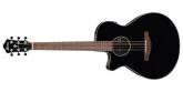 Ibanez - AEG50L Acoustic/Electric Guitar, Left-Handed - Black High Gloss