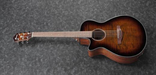 AEG70L Acoustic/Electric Guitar, Left-Handed - Tiger Burst High Gloss