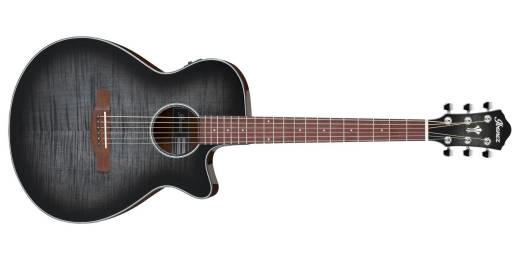 Ibanez - AEG70 Acoustic/Electric Guitar - Transparent Charcoal Burst High Gloss