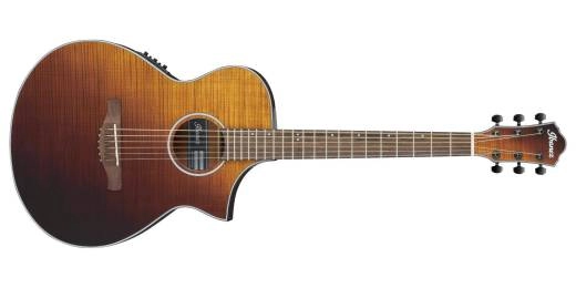 Ibanez - AEWC32FM Acoustic/Electric Guitar - Amber Sunset Fade High Gloss