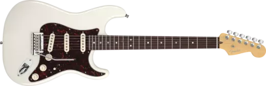 American Deluxe Ash Strat - Rosewood Neck in White Blonde