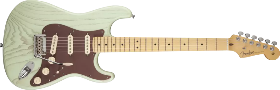FSR American Srtatocaster Rustic Ash - Surf Green