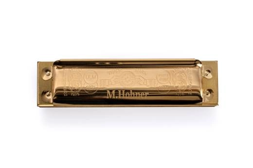 125th Anniversary Gold Plated Marine Band Harmonica