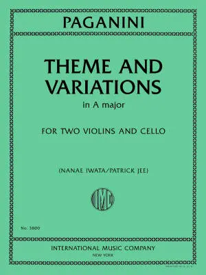 International Music Company - Theme and Variations in A major - Paganini/Iwata/Lee - String Trio