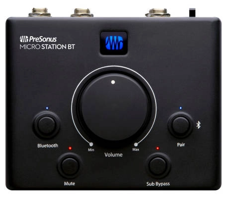 PreSonus - MicroStation BT Bluetooth Enabled Monitor Controller