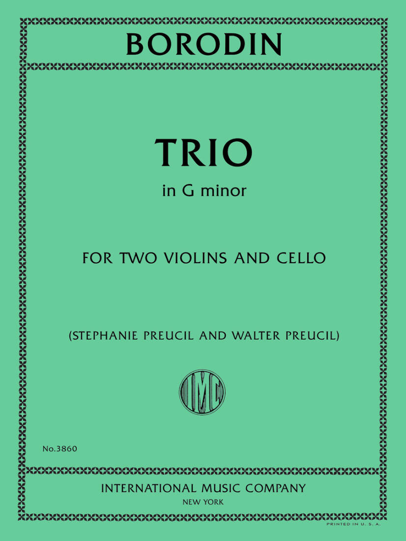 Trio in G minor - Borodin/Preucil/Preucil - String Trio (2 Violins/Cello)