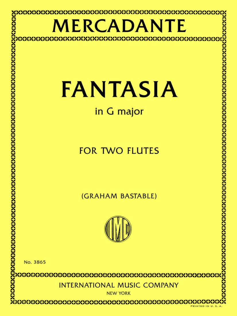 Fantasia in G major - Mercadante/Bastable - Flute Duet