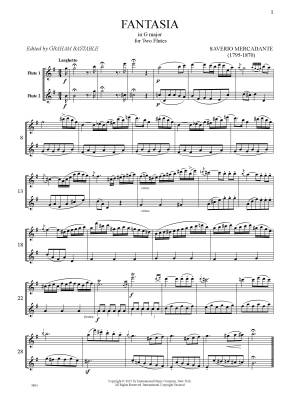 Fantasia in G major - Mercadante/Bastable - Flute Duet