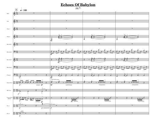 Echoes Of Babylon - Brooks - Percussion Ensemble - Gr. Medium-Advanced