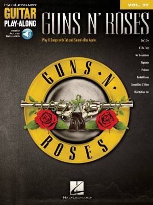 Hal Leonard - Guns N Roses: Guitar Play-Along Volume 57 - Guitar TAB - Book/Audio Online
