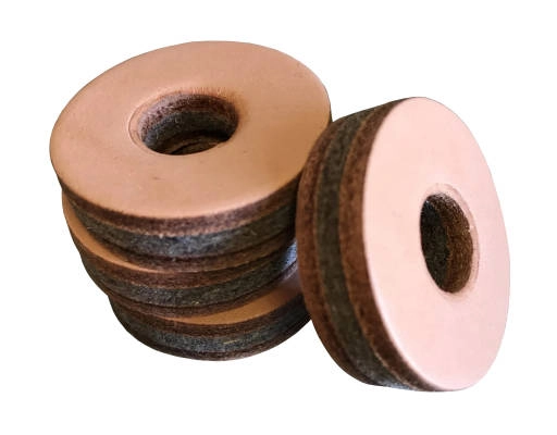 Tackle Instrument Supply Co. - Leather/Felt Cymbal Washers - 4 Pack