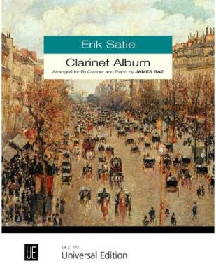 Universal Edition - Erik Satie: Clarinet Album - Satie/Rae - Clarinet/Piano - Book