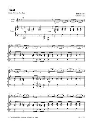 Erik Satie: Clarinet Album - Satie/Rae - Clarinet/Piano - Book
