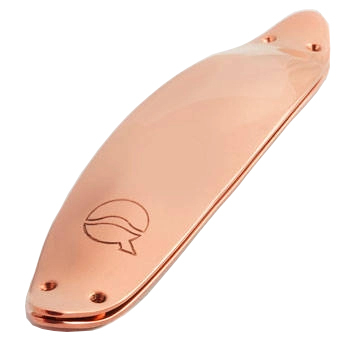 LefreQue Sound Bridge 106mm - Solid Fine Silver, Rose Gold Plated