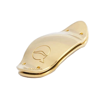 LefreQue Sound Bridge 33mm - Solid Fine Silver, Gold Plated