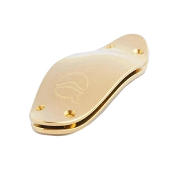 LefreQue Sound Bridge 41mm - Solid Fine Silver, Gold Plated