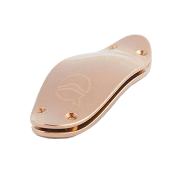 LefreQue Sound Bridge 41mm - Solid Fine Silver, Rose Gold Plated