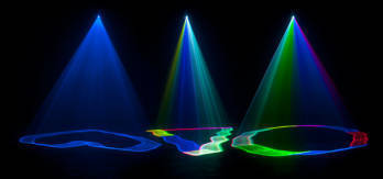 Micro Series DJ Laser w/Red/Green/Blue Beams