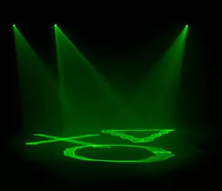 Compact 30MW Green DJ Laser w/Built in Patterns