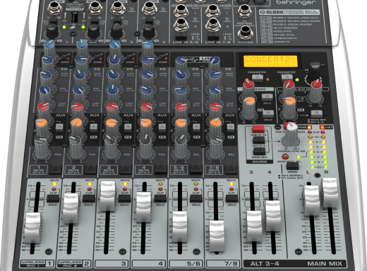 Behringer Xenyx 12 Input 2/2 Bus Mixer W/USB & Effects