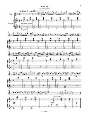 Romanian Folk Dances - Bartok/Kashkashian - Viola/Piano - Book