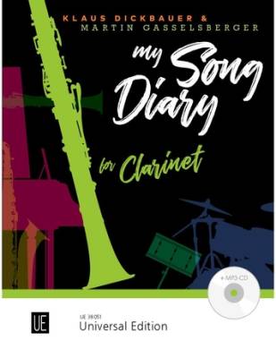 Universal Edition - My Song Diary - Dickbauer/Gasselsberger - Clarinet - Book/CD