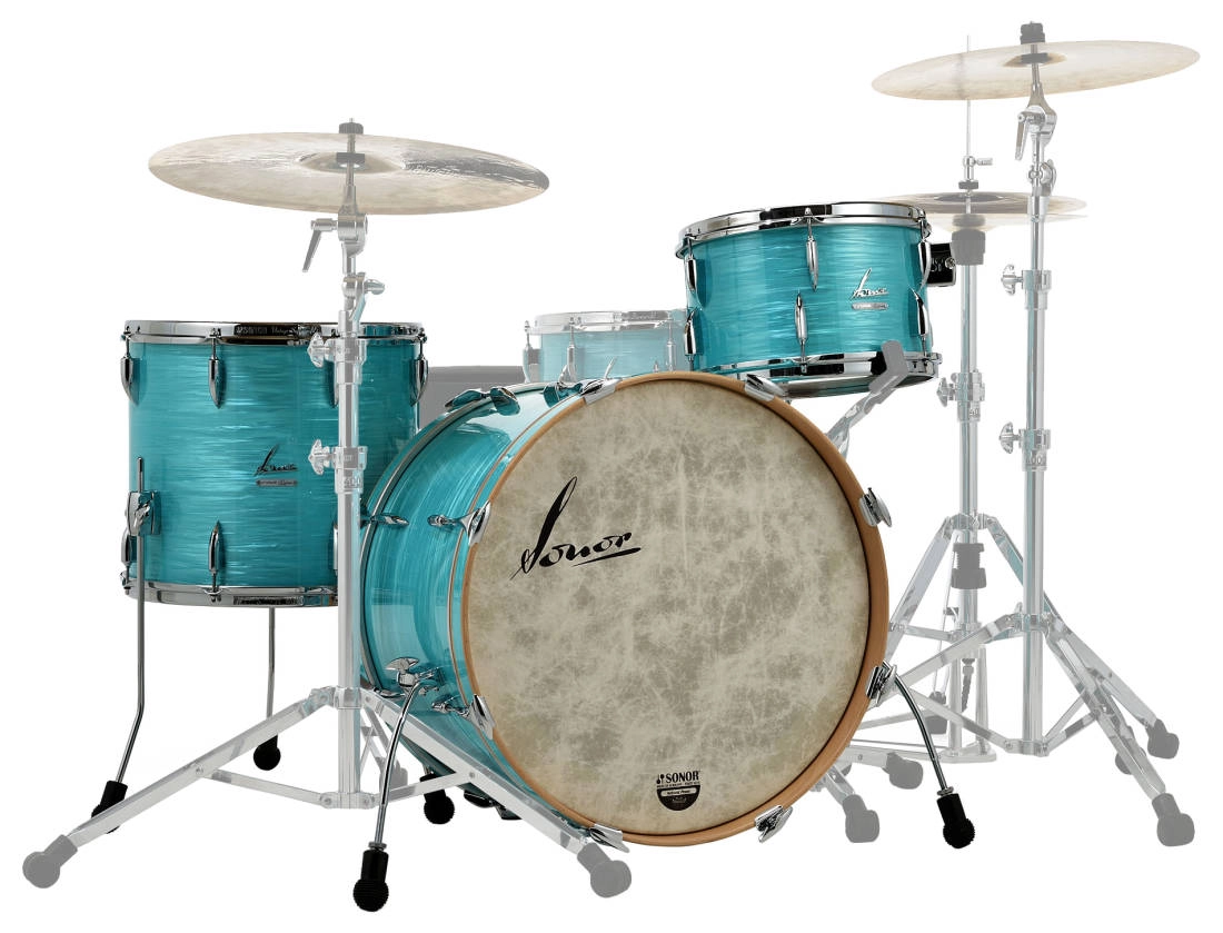 Vintage Series 3-Piece Shell Pack (22,13,16) No Bass Drum Mount - California Blue