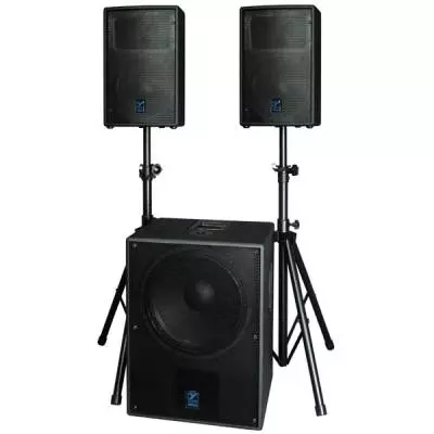 Elite Excursion System w/2 x 12 inch Satellites and 18 inch Sub