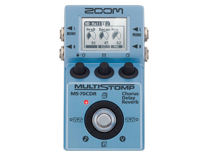 Zoom Multistomp Chorus/Delay/Reverb Pedal Long & McQuade