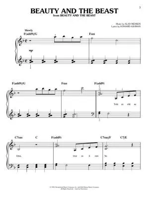 The 40 Most-Streamed Disney Songs - Easy Piano - Book