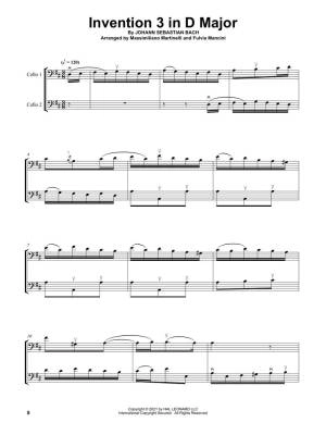 Two-Part Inventions by J.S. Bach - Mr & Mrs Cello - Cello Duets - Score/Parts/Audio Online