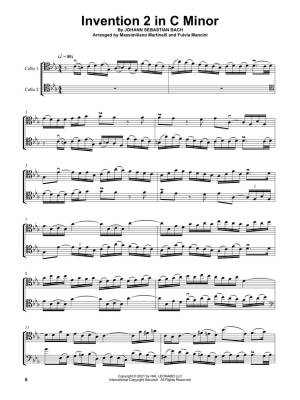 Two-Part Inventions by J.S. Bach - Mr & Mrs Cello - Cello Duets - Score/Parts/Audio Online
