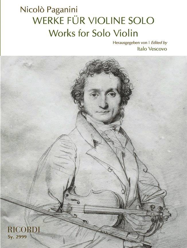 Works for Solo Violin - Paganini/Vescovo - Violin - Book